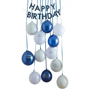 Blue Birthday Balloon Decoration Kit