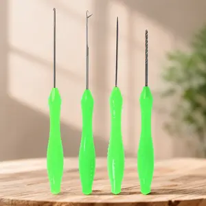 Professional Carp Fishing Kit: 4-in-1 Multi-Tool with Bait Needle, Anti-Slip Handle, Line Threader. Easily Penetrate Various Baits. Durable Portable Gear for Freshwater Hand Rod Fishing.