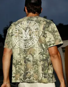 LAST CALL CO. Live Free Mens Heavyweight Tee