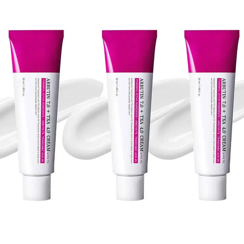 7% Arbutin 40,000ppm + 4% Tranexamic Acid 70,000ppm Moisturizer - Niacinamide, Glutathione, Dark Spot, Freckle, Hyperpigmentation Treatment - Korean Skincare Blemish Clearing Glow Maximizer Niacinamide Moisturizers & Mists, 50ml/1.69fl.oz, Hyperpigmentati