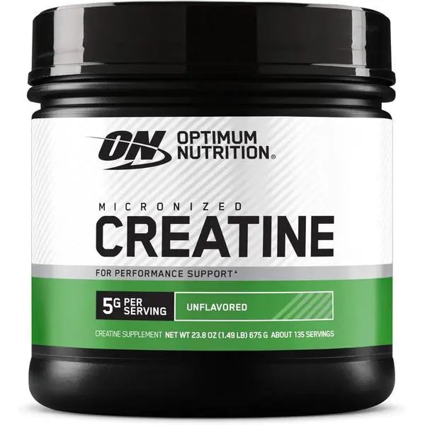 Optimum Nutrition Micronized Creatine Dietary Supplement Powder - Pure, Unflavored, 135 Servings for Muscle Performance Support, 135 Serv., Neutral Flavor Amino Acids Nutritional Supplements