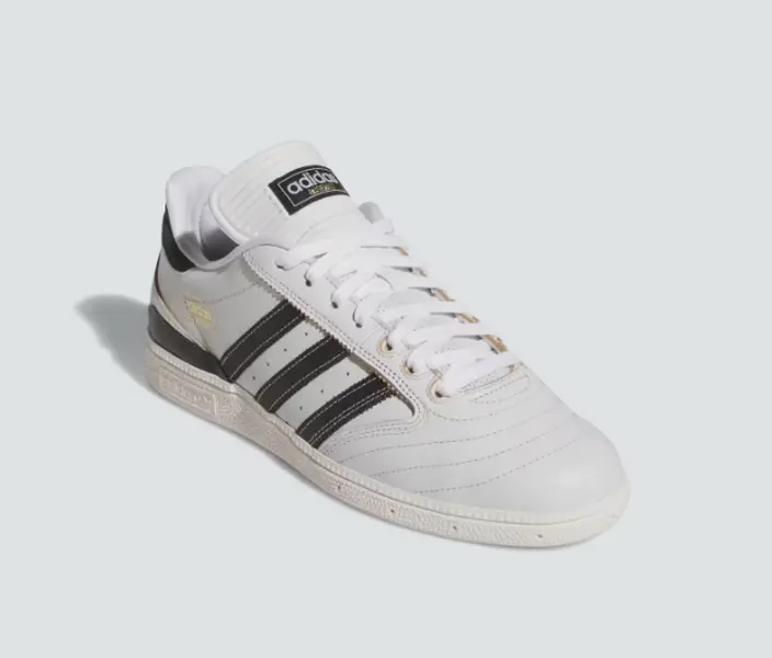 Mens Adidas BUSENITZ Shoes White/Black JQ3712 Size 10