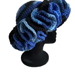 Blue Beacon Ruffle Beanie Blue Beacon Ruffle Beanie