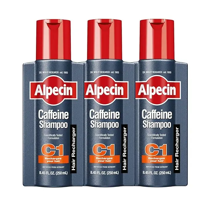 Alpecin C1 Caffeine Shampoo, 8.45 fl oz 3 Pack