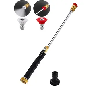 Jet Nozzle Power Washer for Garden Hose, Includes 2 High-Pressure Nozzles and Quick Connectors | Hydro Jet High Pressure Washer Tools for Car, Patio, Driveway & Outdoor Cleaning