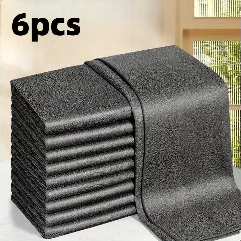 Magic glass cleaning cloth, multi-purpose polyester wipes, suitable for windows, mirrors, car washes, kitchens and bathrooms, thickened and trace-free, Durable Cleaning Supplies