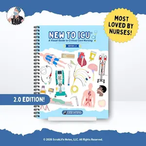 New to ICU 2.0 – Visual Guide to Critical Care Nursing (Most Loved by Nurses!)