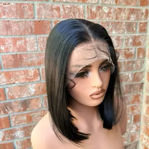 Realistic HD Lace Front Wig 13X6 Pre Plucked Hairline Synthetic bob Wig for Natural Look and Comfort