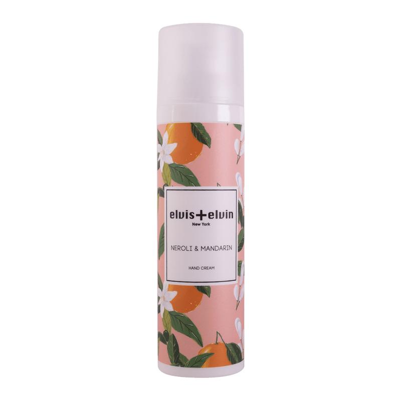 elvis+elvin Neroli & Mandarin Hand Cream - Citrus Floral Scent, Hyaluronic Acid Lightweight Hydrating Moisturizer