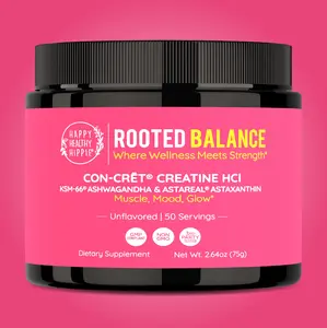 Vegan Creatine HCl Powder with KSM-66 Ashwagandha - 38x Solubility vs Monohydrate, Minimal Bloat, 50 Servings