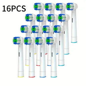 Replacement Toothbrush Heads Compatible Oral B Pro Series, Soft Bristles Gentle Sensitive Cleaning Essential Dental Care Hygiene Family Use