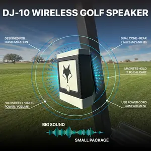 DJ-10 Golf Speaker - Audio & Bluetooth Speaker