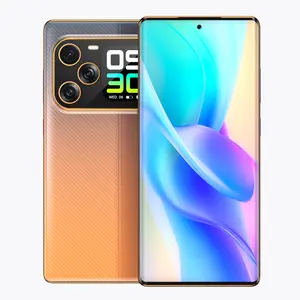 W&O Premium Unlocked Curved Screen Smartphone with 1.75" Magic Rear Screen, 64MP Triple Lens Camera, 12GB+512GB Large Memory, Ideal for Photography, Gaming & Daily Entertainment