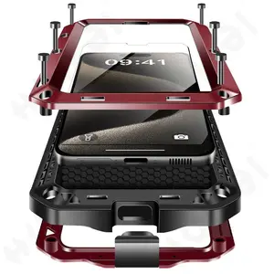 HAY Case For iPhone 17 16 15 14 13 12 11 Pro Max XS XR Plus Metal Heavy Duty 360 Full Body Shockproof Armour Protective Cover