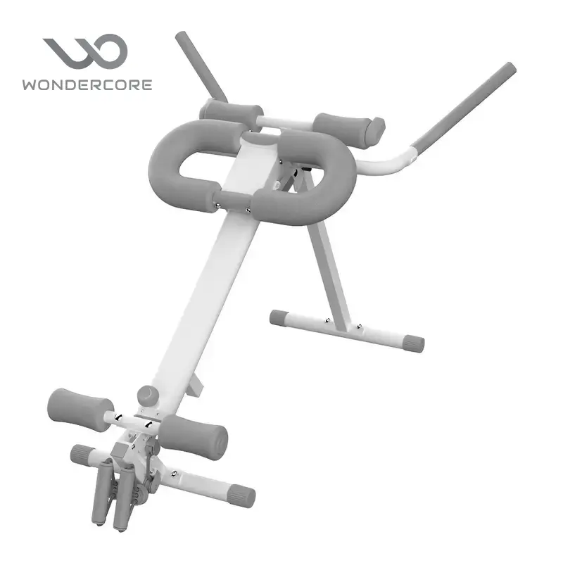 Wonder Core Pro Max 4-in-1 Fitness Equipment - Rowing Machine, Muscle Training, Foldable Abdominal Roller, Adjustable Size