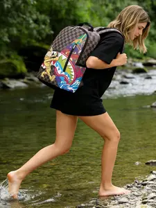 Fashion Unisex Backpack, Large Capacity Shark Mouth Outdoor Travel Commute Laptop Bag, Perfect Gift for Kids, Trendy Shoulder Bag