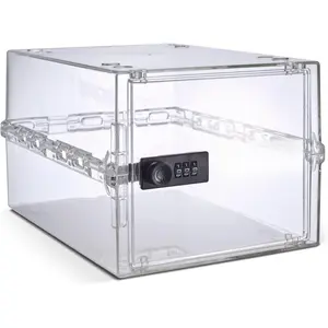 One(TM) |  Lock Box | 10 Litre Combination Lock Box For ,  & Home Safety | External Size 12 x 8 x 6.6 inches ()