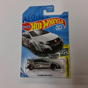 Hot Wheels '16 Honda Civic Type R Zamac Bisimoto Edition 2/10 50th Anniversary Collection Model Car