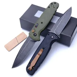 practical folding knife with G10 handles and high-hardness steel, ideal for camping, driving, everyday