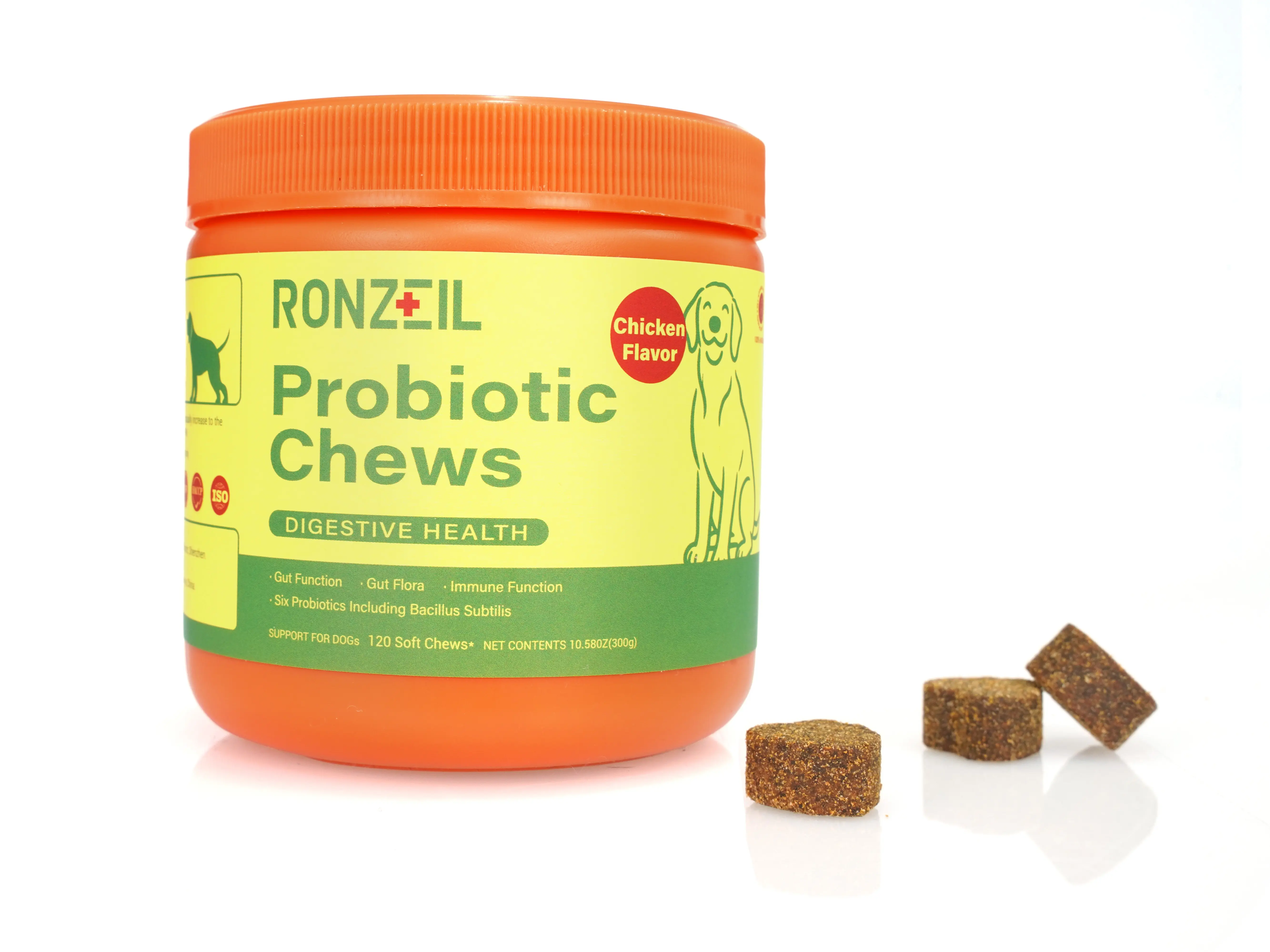 Ronzeil Canine Probiotic Supplement Chicken Flavor