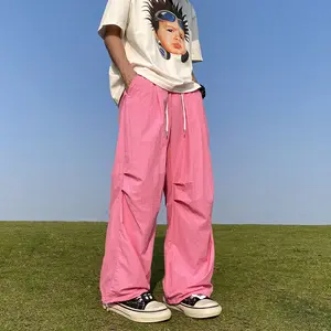 New Summer Quick- drying Thin Pants Woven Parachute Pants Sports Covers Men' s and Women' s Trendy Straight All- match Casual Pants for Lovers outdoorfun