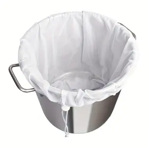 Reusable filter bags, suitable for cold brew coffee, juicing, smoothies, cheese making, tea - the fine mesh is used to produce a fine pure pulp without pulp residue, and are very suitable for kefir, ghee, vegetable and fruit juices, and coffee filter