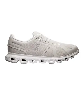 On Women's Cloud 6 Lifestyle Sneakers - Pearl/White, Multi-Purpose Walking Trainer, Sports Footwear for Women, Sneakers For Women, Women's Sneakers