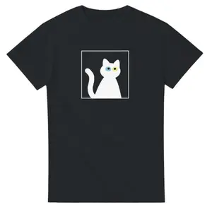 Men's animal lover, cat-themed apparel Graphic T-Shirt - Short Sleeve Crew Neck Regular Fit Casual Wear | Soft & Breathable Fabric, Durable Print, Everyday Comfort, Machine Washable, minimalist and modern casual wear for everyday use, suitable for cat