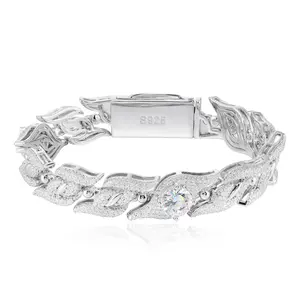 【#B427】Thorns And the Evil Eye Bracelet UCCIYO 18k Gold-Plated Lab-Created Moissanite Chain Bracelet S925 Sterling Silver