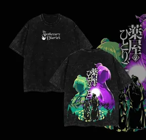 Retro Heavy Limited  Apothecary Diaries Tshirt, The Apothecary Diaries Tee, Anime Double Printed Vintage Washed Tee, The Apothecary Diaries Fan, Anime Merch