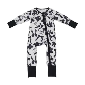 Cozy  Double-ended zipper Long-Sleeved Pajamas for kids Loungewear Nightwear Junior Onesie