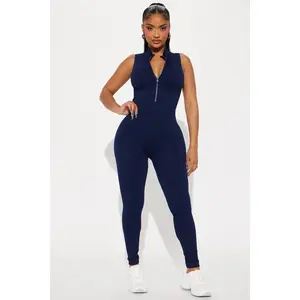 Johanna Seamless Jumpsuit - Navy