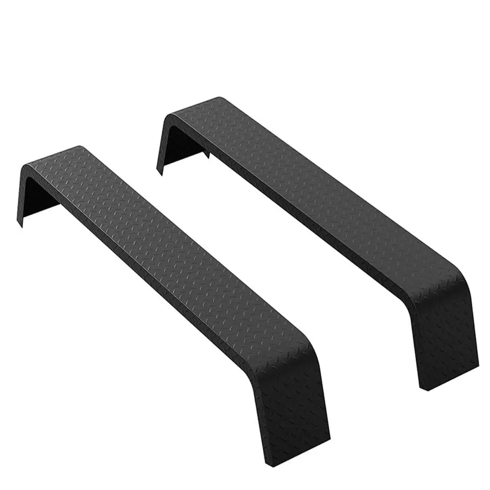Heavy-Duty Tandem Axle Trailer Fenders, 14-Gauge Steel Double-Axle Fenders for 13-15in Tires, 72-7/8 x 10-1/4 x 13in