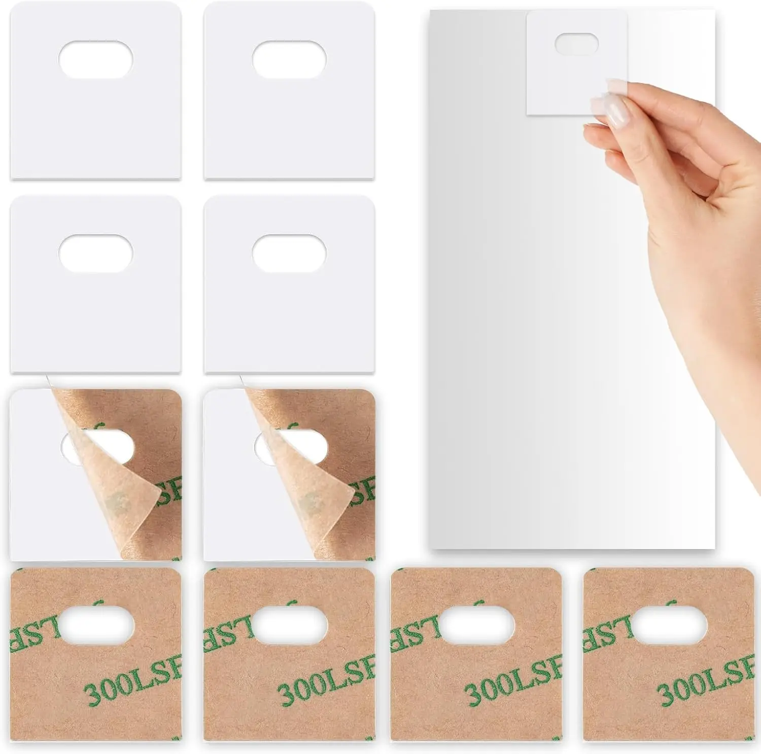 36 Pcs Vertical Blind Repair Tabs Clear Vertical Blinds Replacement Slats Panels Self-Adhesive Blinds Replacement Fixers Window Blinds Repair Parts