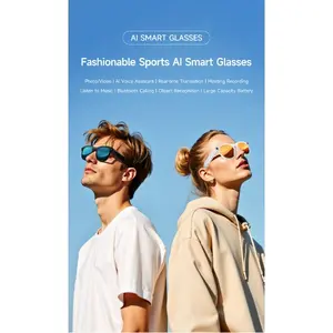 m88 AI Smart Glasses with HD Call, Translation, Photo, HD Video, Multi-functional Smart Bluetooth Glasses.