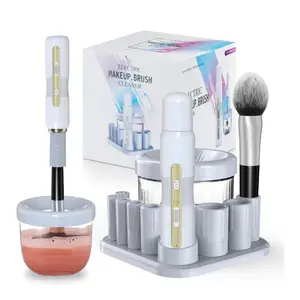 Professional Electric Cosmetic Brush Cleaner - Automatic Spinner Machine for All Sizes, Silicone Cleansing Tool for Foundation, 2026 Upgraded Deep Clean & Quick Dry Beauty Essential
