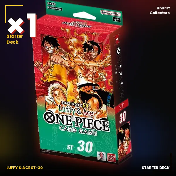 Starter Deck EX: Luffy & Ace Display - Starter Deck EX: Luffy & Ace (ST-30)