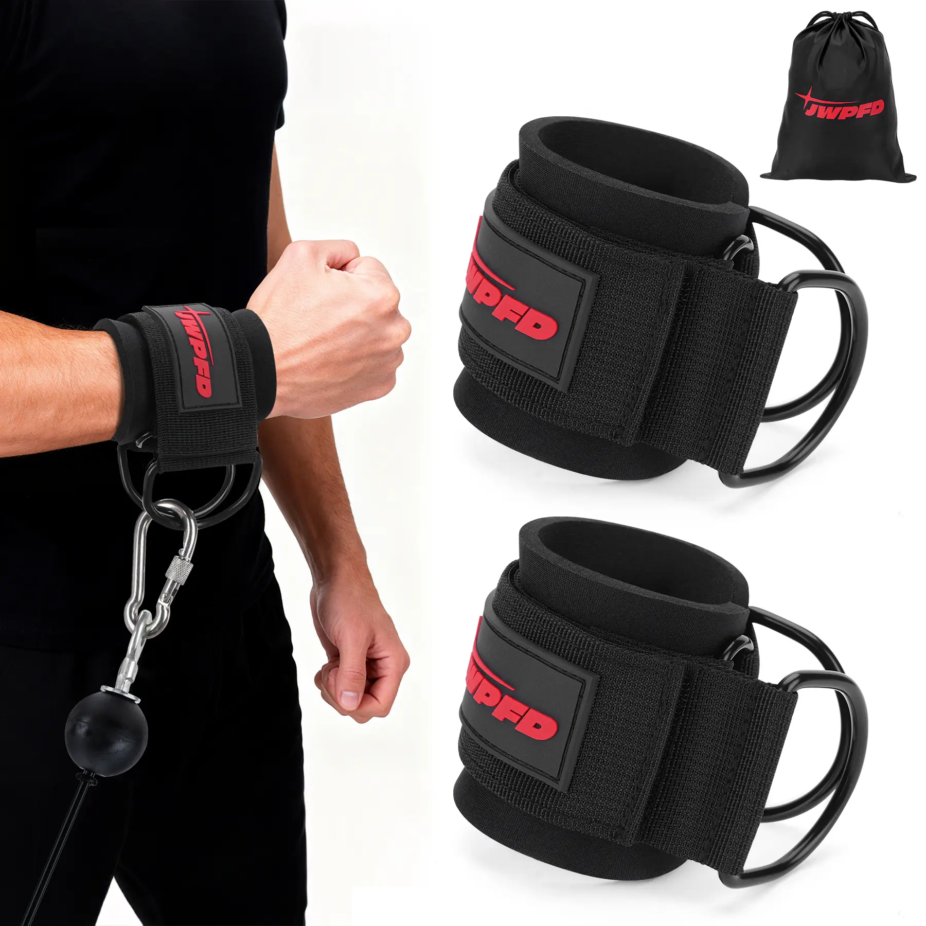 Wrist Straps for Cable Machines Wrist Cuffs for Men Woman