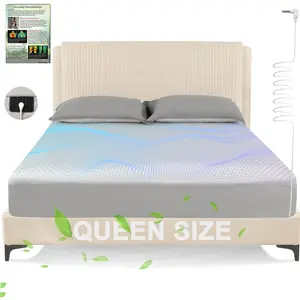 Grounding Sheets,Earth Grounded Fitted Bed Sheet 10% Pure Silver Fiber + 90% Organic Cotton Bed Grounding Kit with grounding Cord for Improved Sleep & Wellness ，spring bed sheet set