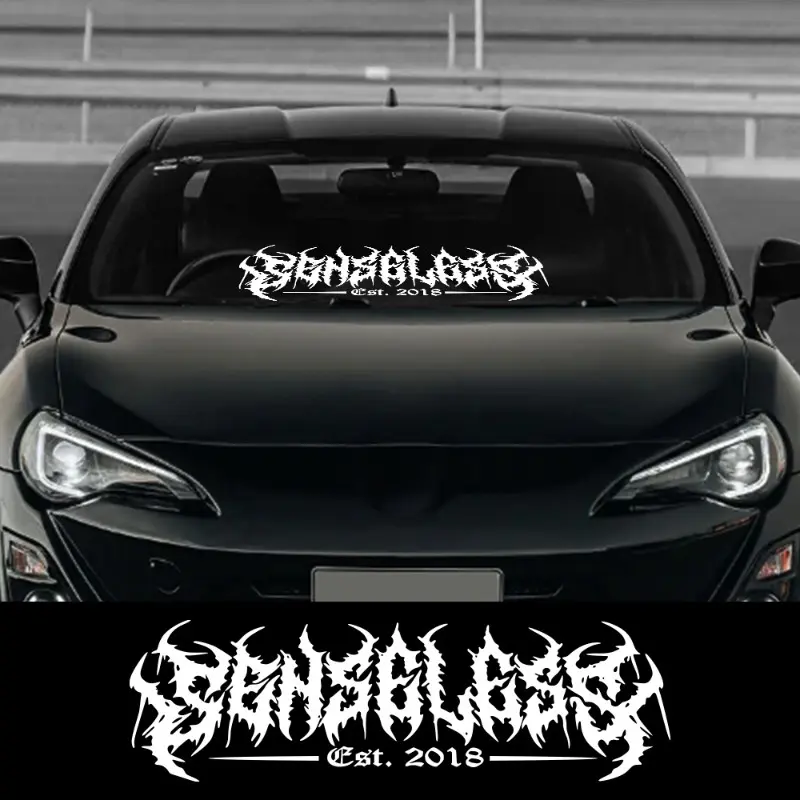 1PC Racing Theme Car Stickers, Bumper Sticker, Waterproof Vinyl Decals, Decorative Decal, Automotive Decoration for Car SUV Truck Off-Road Vehicle Front Windscreen, Rear Windscreen, Vehicle Modification Decoration, Sticker for Cars