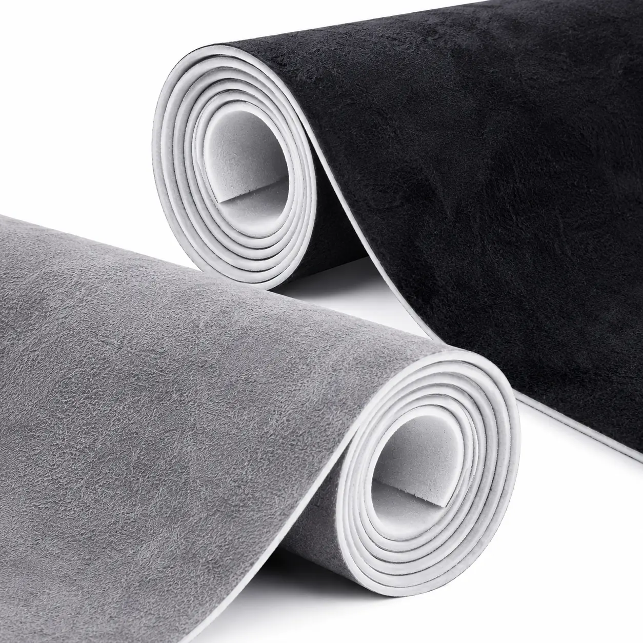 Suede Car Headliner Fabric with 1/6'' Foam Backing Soft Trimmable Upholstery Material for Auto Roof Repair, Interior Restoration, Door Panels, Cars, Trucks & RVs
