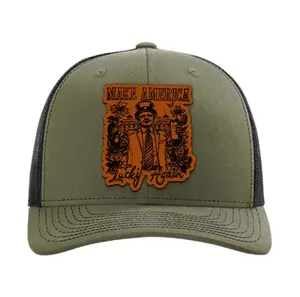 Personalized Leather Patch Hats, High Quality Stitching, Custom Logo, Branded Hats, Company Hats, Sewn On