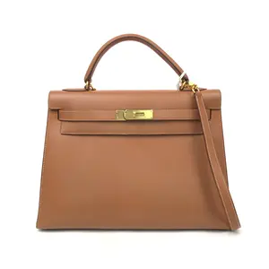 Pre-owned HERMÈS Leather Shoulder Bags Hermes 12.80'' 1991 R7549 Shoulder Bag C1361733701 1214 T1 Chloe