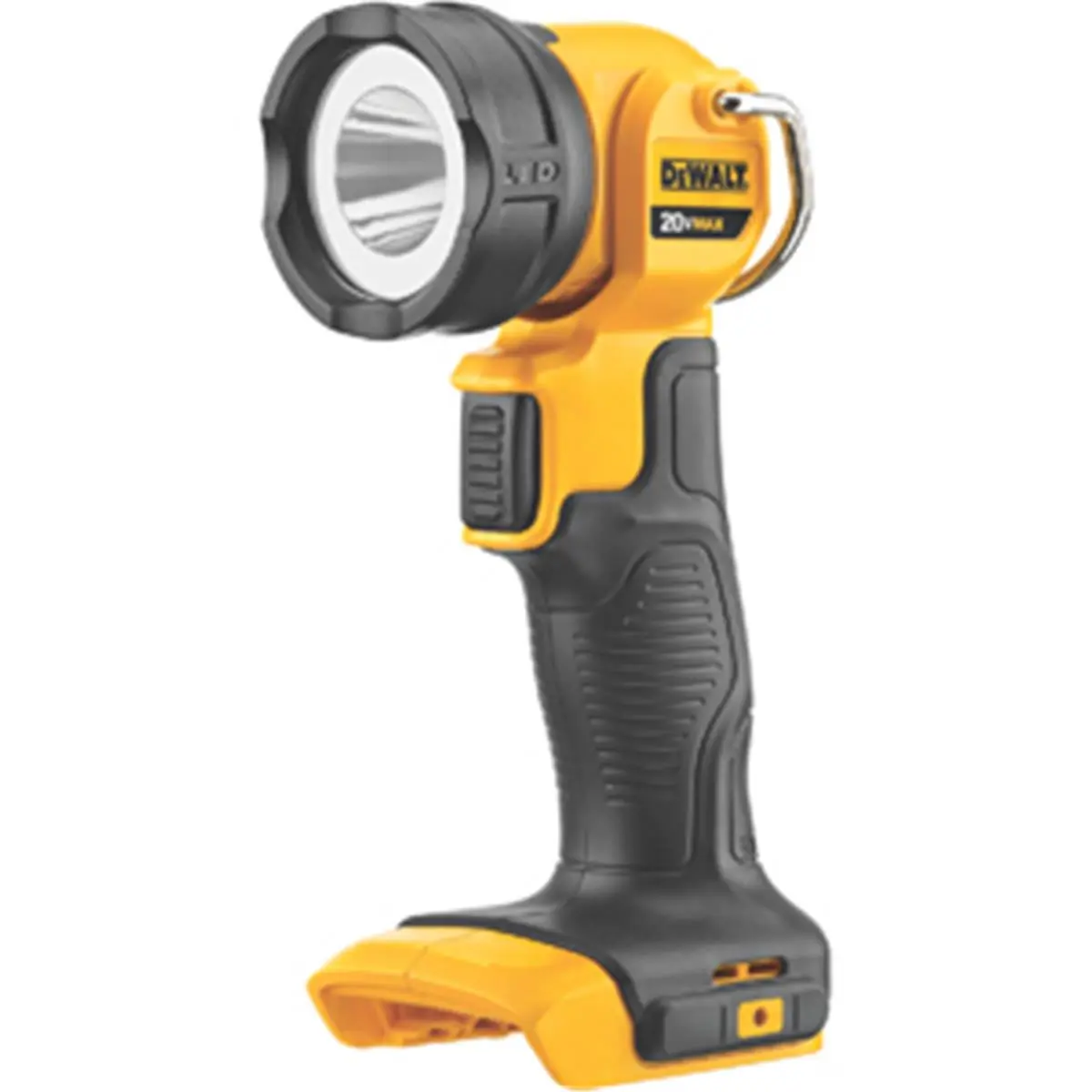 DeWalt 20V Max Lithium Ion LED Work Light - 110 Lumens Bright Output, Efficient LED Bulb, Hands-Free Use, Integral Hook, Low Heat Output (Home Improvement, Building Supplies) Single Unit