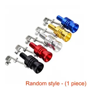 1 Piece Random Color Send, Noise Booster , Exhaust Pipe Sound Enhancer, Colorful Metal Turbine Whistle for Cars Trucks Suvs Motorcycles Scooters, Sound Enhancement, Car Accessories