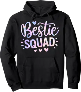 Tie Dye Best Friend Matching Bestie Squad BFF Birthday Pullover Hoodie - Elizabethmc Shop 52B0DHW1RTSH