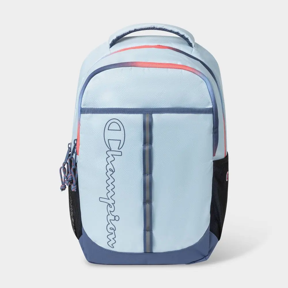 Champion Center Backpack w/ Laptop Sleeve - Light Blue Champion Center Backpack w/ Laptop Sleeve - Light Blue