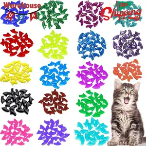 120pcs Cat Nail Caps | Cat Nail Covers