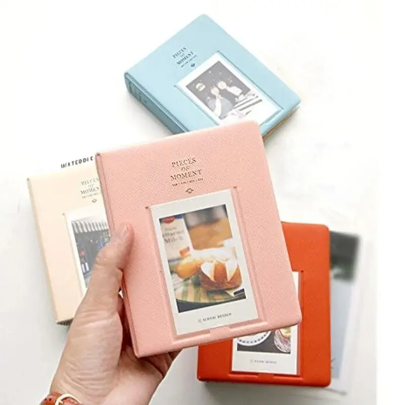 3-Inch 64-Page Mini Photo Album, Photocard Album, Polaroid Style, Star Tracker Card Case, Holographic Stamp Top Film, Perfect Gift for Friends, Photo Organizer, Photo Album Book