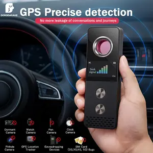 GPS Tracker Detector with RF Magnetic IR Scanning Identifies Hidden Cameras Listening Devices Real Time Vibration Alerts AI Intelligent Detector for Hotel Airbnb Travel Privacy Protection Back to School Safety